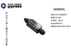 YL5209Z017-GENERAL Limit Switch